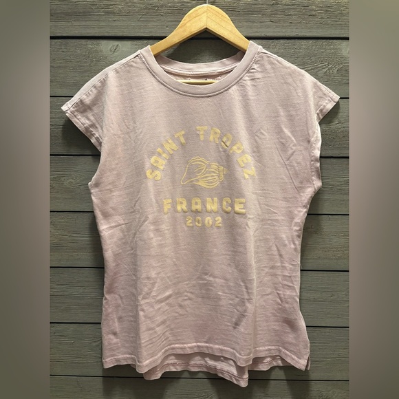 NWT C&C California Saint Tropez Tee in Soft Pink - Picture 1 of 7